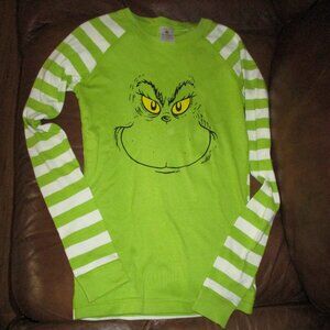 Dr Suess Grinch PJ top ORGANIC Hanna Andersson 12  Boy or Girl